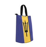 Bag-Barbados Flag Print Lunch Bag, Lunch, Breakfast, Everyday Bag, Shoe Bag, Lunch Container for Work/Office/Picnic/Travel