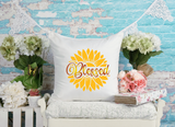 Pillow-Blessed Throw Pillow