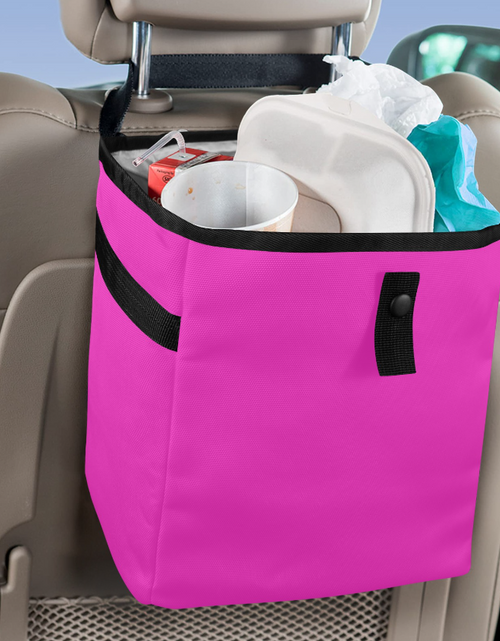 Load image into Gallery viewer, Car Trash Bag Stylish and multipurpose, Car Trash Bag, Car Trash Bin, Kids Toy Storage Bag, Keep Car Clean, Car Garbage can,
