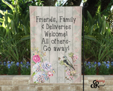 Flag-Friend and Family Garden Flag