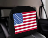 USA Flag Car Seat Headrest Covers