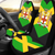 Jamaican Flag Car Seat Cover (Set Of 2) - Universal Front Car, Custom Seat Protector Jamaica Car Covers